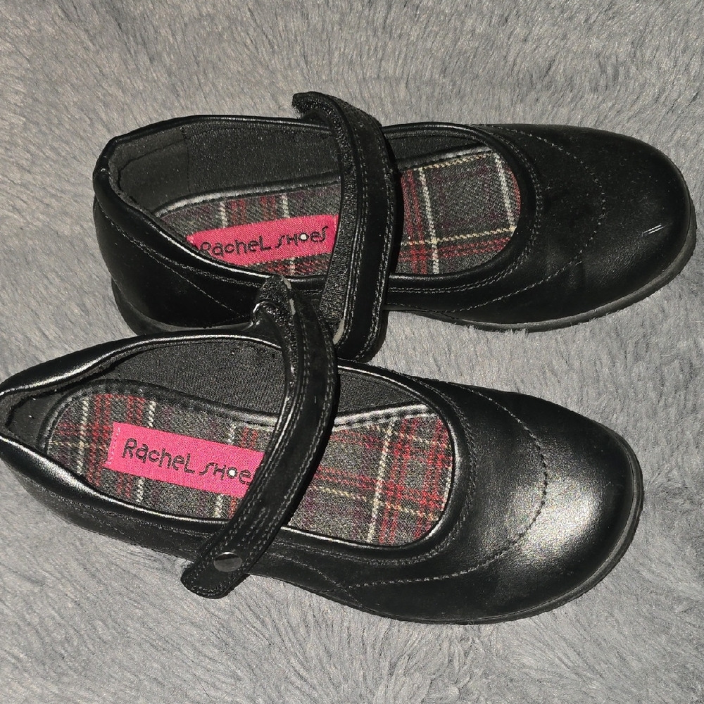 Rachel Shoes Black Kids Mary Jane Dress Shoes